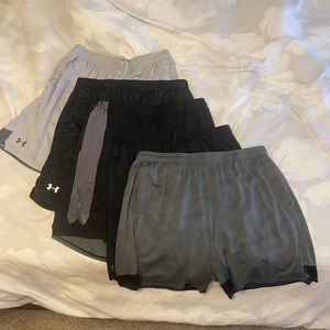 5 pairs of under armour shorts